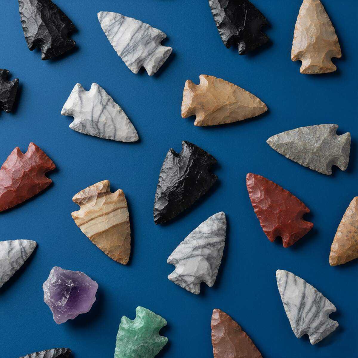 100 bulk arrowheads 01