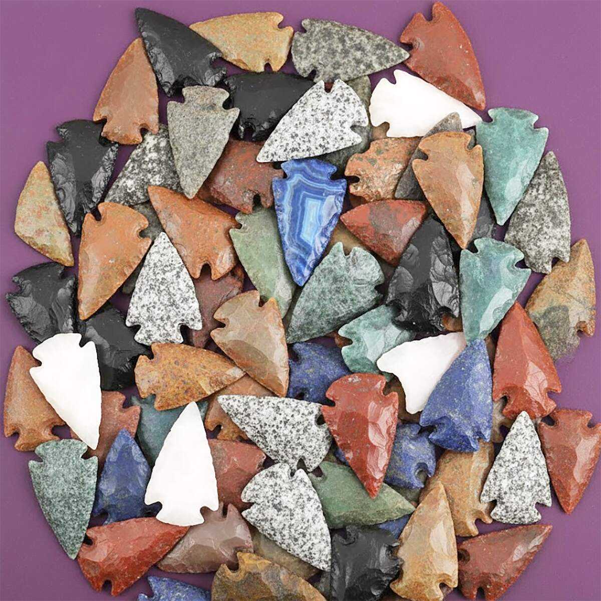 100 bulk arrowheads 03