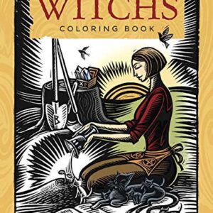 Witch's coloring book by Llewellyn