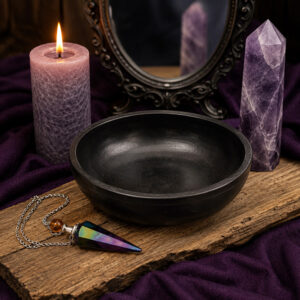 Black Scrying Bowl 6 Inches