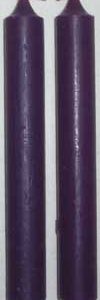 1/2" Purple Chime Candle 20 pack