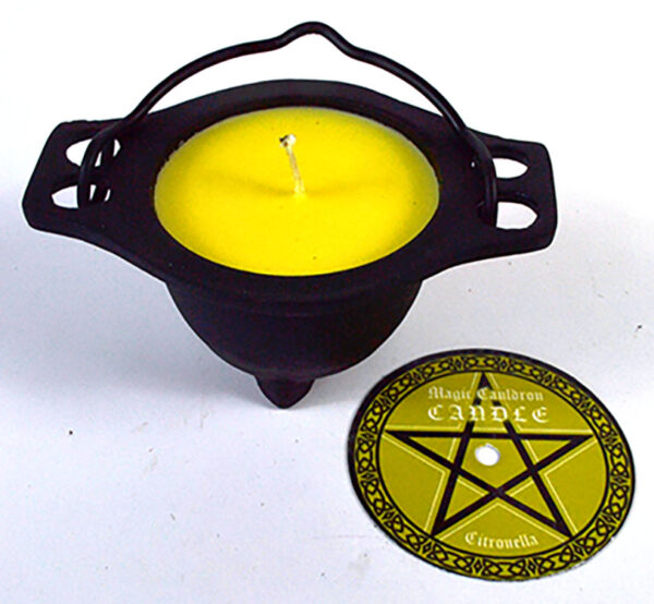 Candle in Cauldron Citronella