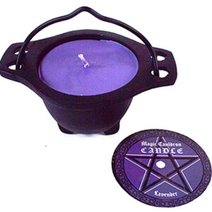 Candle in Cauldron Lavender
