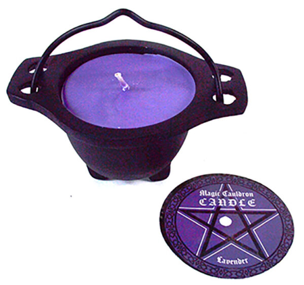 Candle in Cauldron Lavender