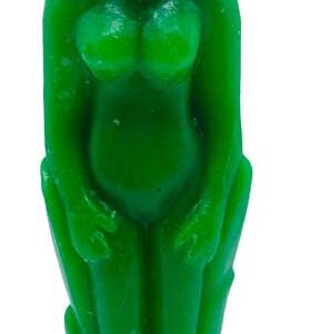 Green Female candle