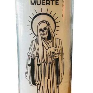 10" White Holy Death candle