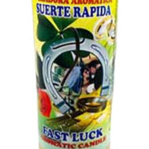Fast Luck Gold (Suerte Rapida) aromatic jar candle