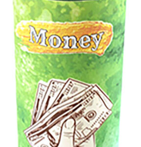 Money aromatic jar candle