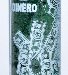 Money Drawing Green jar candle