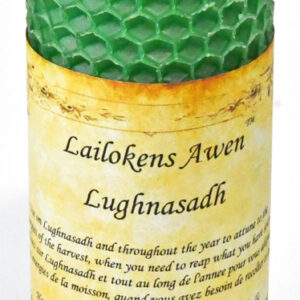 4" Lughnasadh Altar Lailokens Awen candle