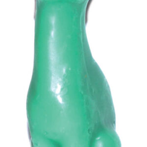 Green Cat Candle 5.5"
