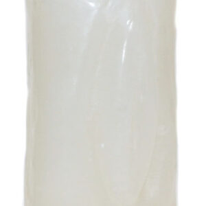 6 1/2" White Female Gender candle