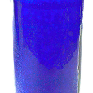 Blue 14-day jar candle