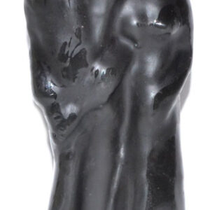 6" Marriage Black candle