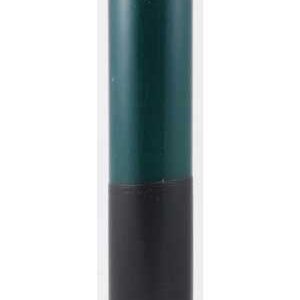 9" Green/ Black pillar candle