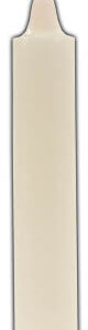 9" White pillar candle