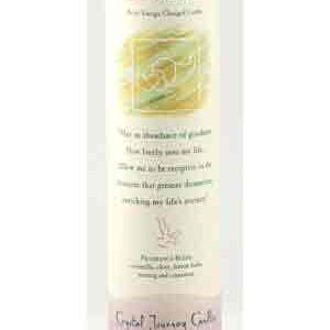 Abundance Reiki Charged Pillar Candle