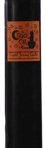 Black Cat pillar candle