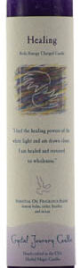 Healing Reiki Charged pillar candle