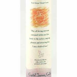 Seduction reiki charged pillar candle