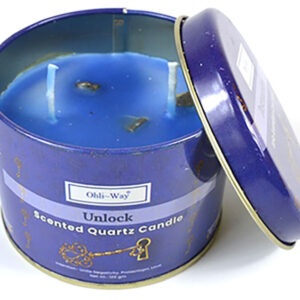 Destrancaders (Unlock) quartz tin candle