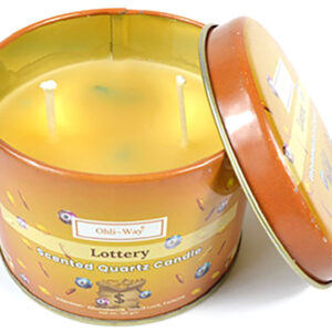 Loteria (Lottery) quartz tin candle