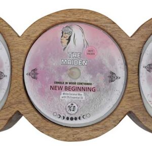 60 hr Maiden New Beginning triple moon candle
