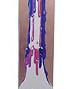 (set of 2) Pink, Purple Drip candles