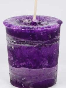 Healing Herbal votive - purple
