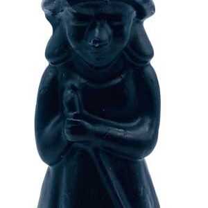 8" Black Witch candle