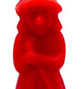 6"-7" Red Witch candle