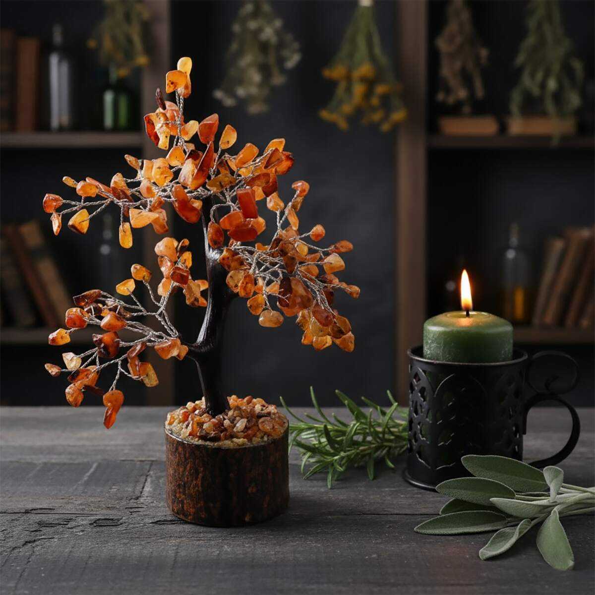 Carnelian Crystal Tree