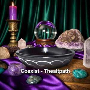 Celtic Scrying Bowl or smudge Pot 5 Inch