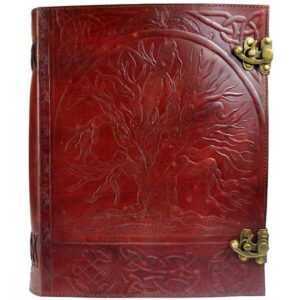 Celtic Tree Leather Journal