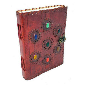 Chakra Stone Leather Journal