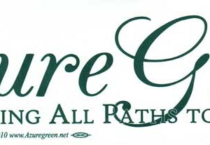 AzureGreen bumper sticker