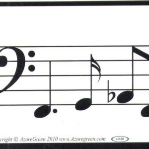 Music Line bumper sticker