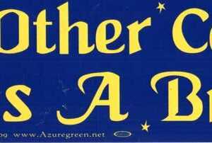 My Other Car Is A Broom bumper sticker