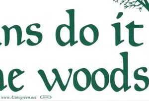 Pagans Do It In The Woods bumper sticker