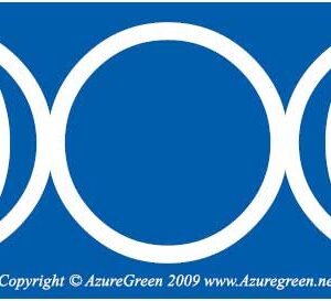 Triple Moon bumper sticker