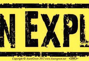 Urban Explorer bumper sticker