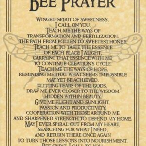 Bee Prayer poster