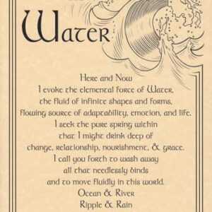 Water Evocation poster