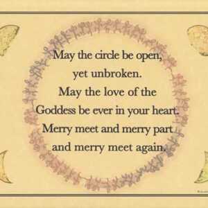 May The Circle Be Open Yet Unbroken poster