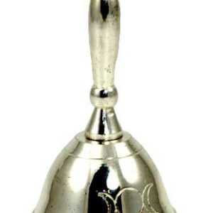 Altar Bell with Triple Moon Design 2 1/2"
