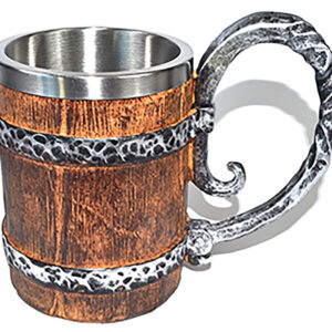 5" Big Brown Barrel mug