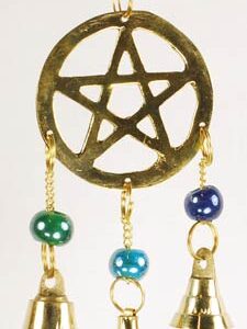 Three Bell Pentagram wind chime