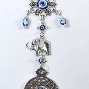 Elephant Evil Eye wall hanging