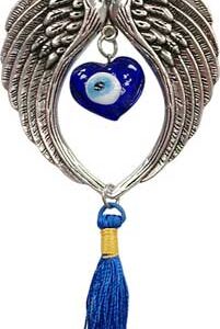 Angel Wings Evil Eye wall hanging