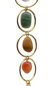 Gemstone 7 Chakra wall hanging